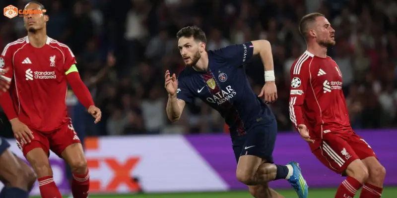 Khoảnh khắc ăn mừng bàn thắng trong trận Liverpool vs Paris Saint-Germain Champions League