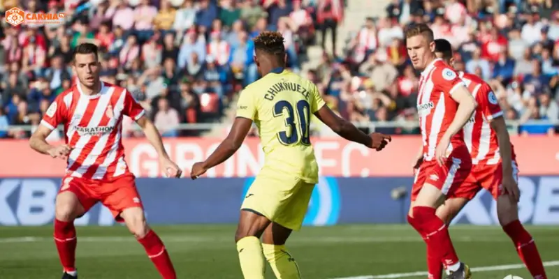 Khoảnh khắc quyết định trong trận Girona vs Villarreal đầy kịch tính